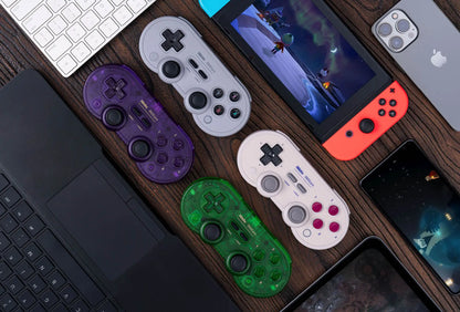 8Bitdo SN30 Pro Bluetooth Wireless Gaming Controller – Hall Effect, Compatible with Switch, MacOS, Android, Raspberry Pi, Windows, and Steam