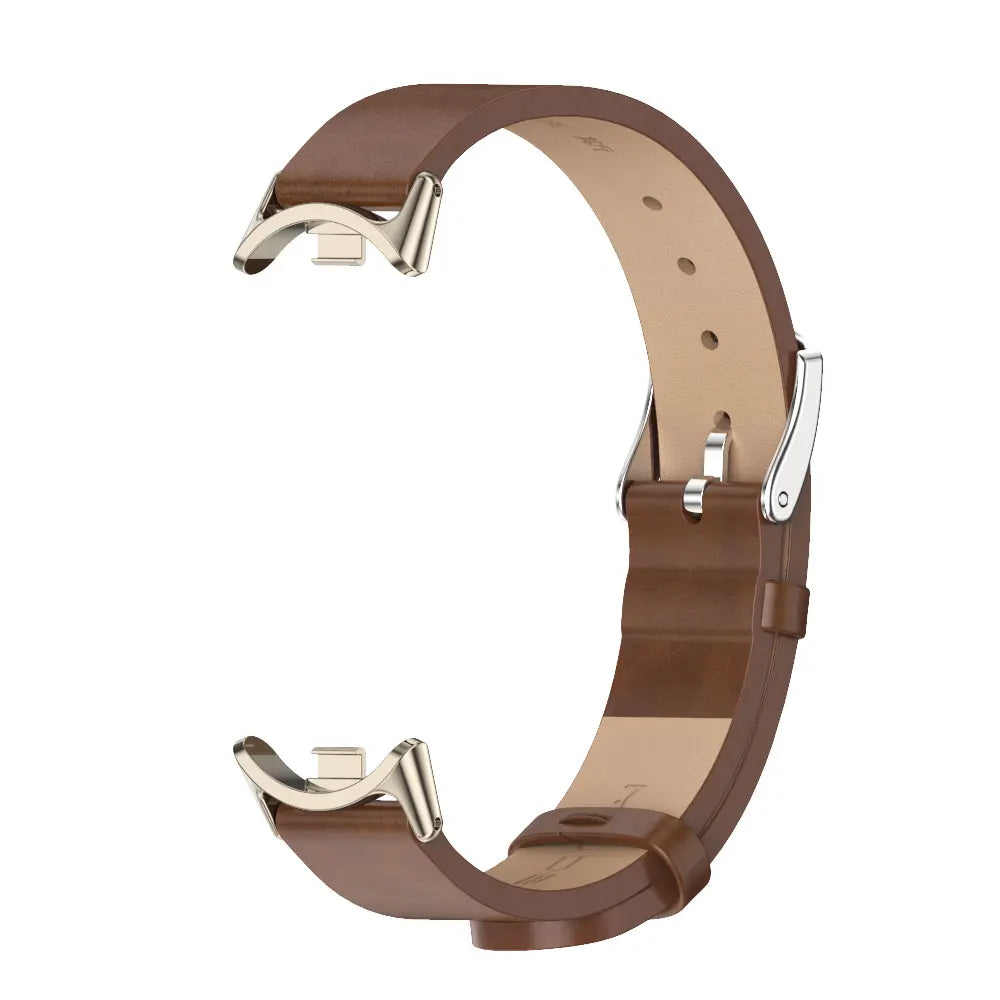 Leather Strap for Xiaomi Mi Band - Stylish Replacement Wristband for Mi Band 10/9/8/7/6/5 Mijobs Design