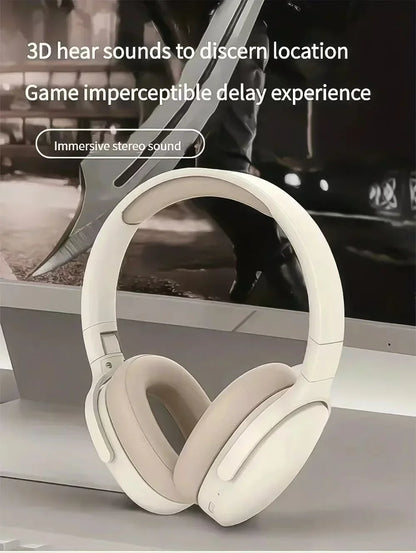 New Wireless Bluetooth Over-Ear Headphones – HiFi Stereo Headset with Mic, TF/AUX Music Player & Sports Earphones