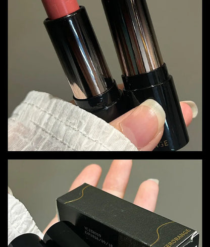 Low Saturation Mirror Water Light Lip Gloss – Moisturizing Russet Nude Lip Tint for Natural Makeup