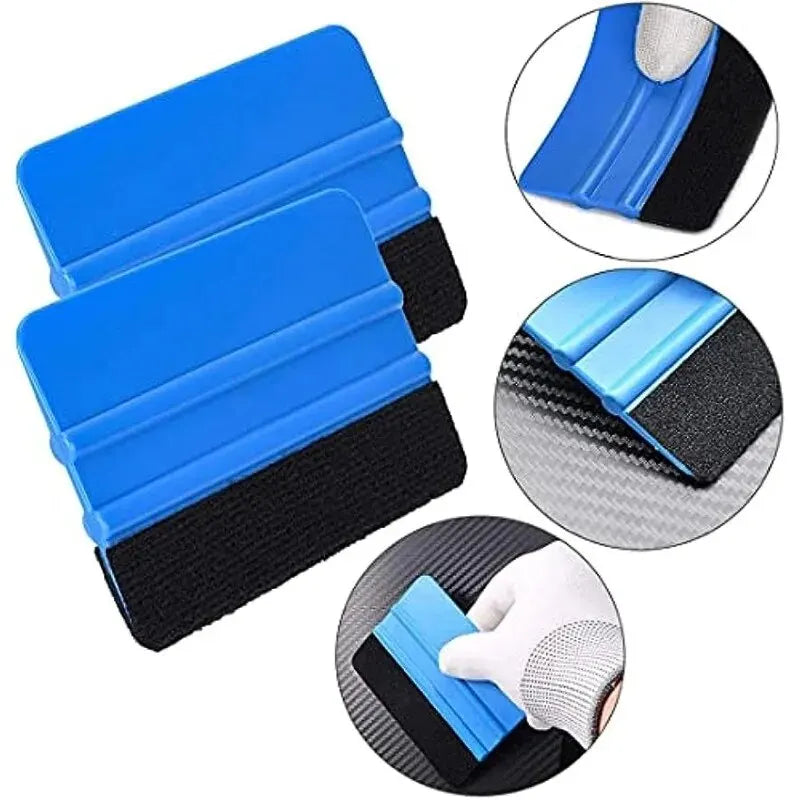 10pcs Car Wrapping Tools Kit: Vinyl Scraper, Cutter, Film Squeegee, Spatulas - Window Tinting & Plastic Wrap Tools