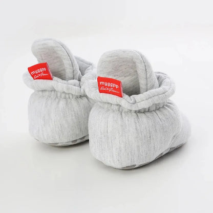 Meckior Baby Socks Shoes – Star Toddler First Walkers Booties, Soft Cotton Anti-Slip Shoes for Boys and Girls