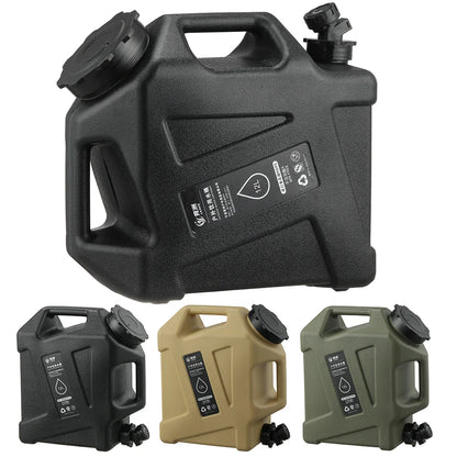 12L Camping Water Container – Large Capacity Outdoor Water Bucket with Faucet, Portable Car Water Tank for Camping, Cooking, Picnic