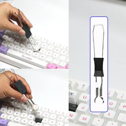 Keyboard Keycaps Switch Puller and Opener - Switch Lubrication Package for Mechanical Keyboards, Hot Swap Accessory Kit for Gamers