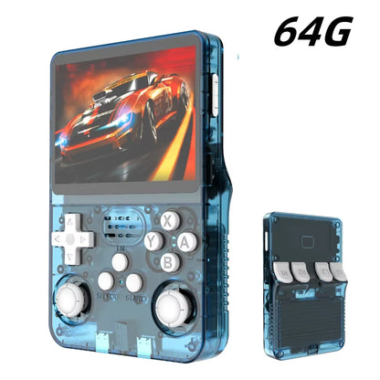 BOYHOM R36S Retro Handheld Game Console – 3.5" IPS, Linux ARKOS, Dual-RAM, 15,000+ Games, 64GB/128GB Portable Pocket Player