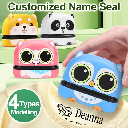 149pcs Personalized Name Stamp Set – Waterproof, Non-Fading Baby & Kindergarten Engraved Seals, Perfect Student Gift