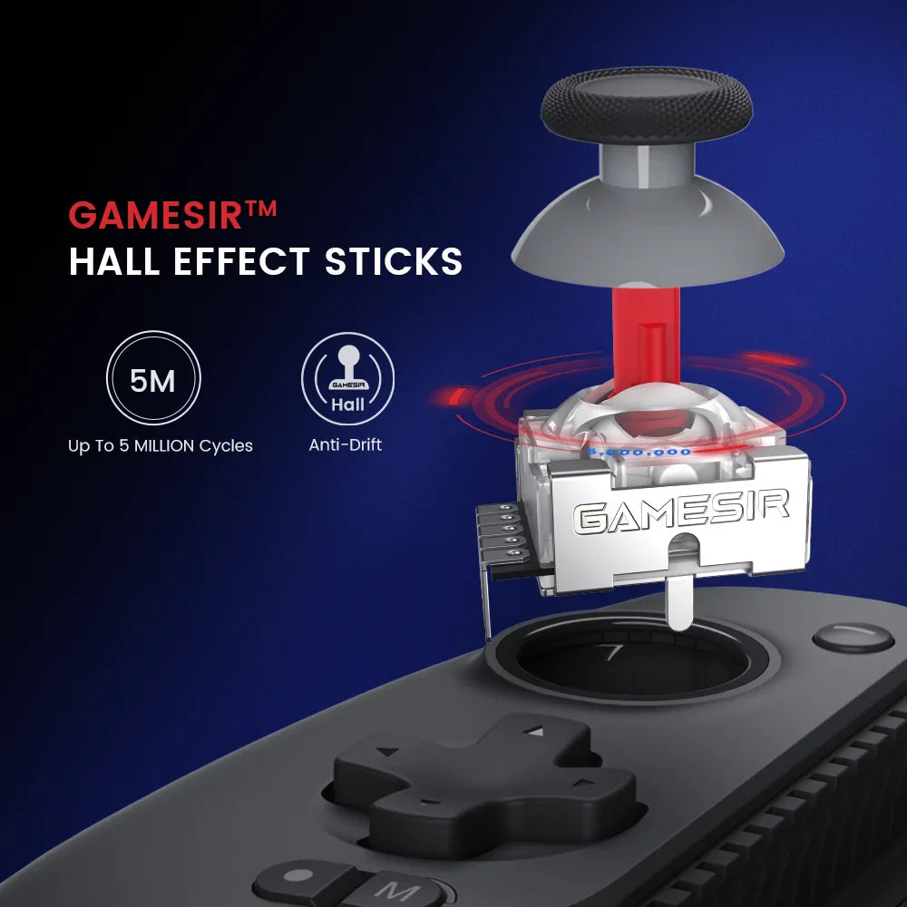 GameSir G8+ Bluetooth Gaming Controller – Hall Effect Gamepad for Nintendo Switch, Android, iPhone, iPad & PC Universal Use