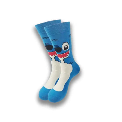 Cartoon Animation Fashion Socks for Men & Women – Autumn Winter Street Style Trendy Casual Combed Cotton Socks