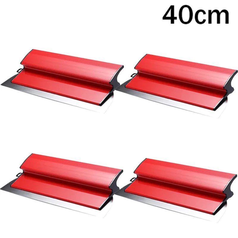 25cm/40cm Drywall Smooth Trowel Brush — Flexible Blade Spray Paint Finishing Putty Building Wall Material Tool
