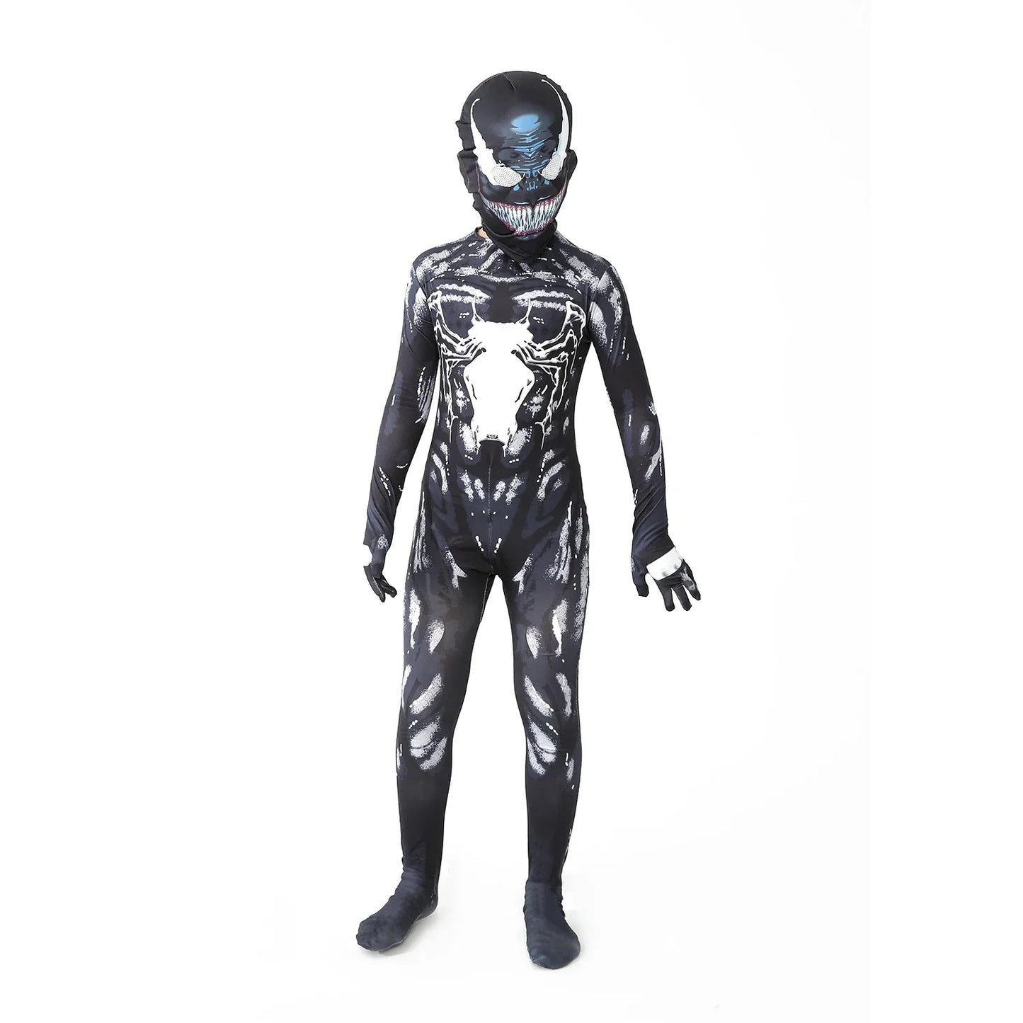 Venom Cosplay Costume – Superhero Halloween Jumpsuit Suit Symbiote Spider-Man Outfit