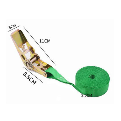 2m/3m Cargo Strap Ratchet Tensioner: Secure Tightener for Luggage & Goods Transportation - Ideal for Outdoor Camping and Freight Car Use