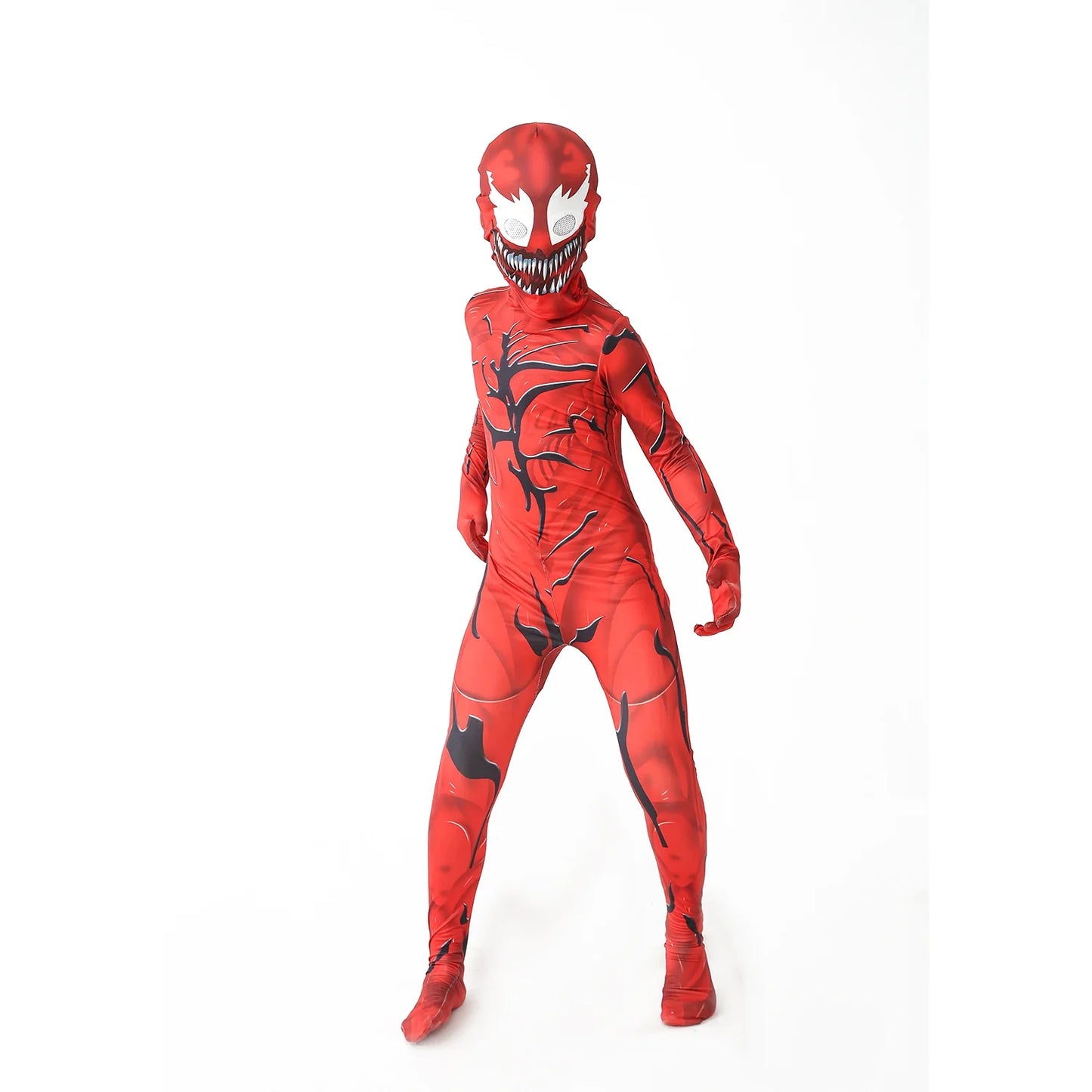 Venom Cosplay Costume – Superhero Halloween Jumpsuit Suit Symbiote Spider-Man Outfit