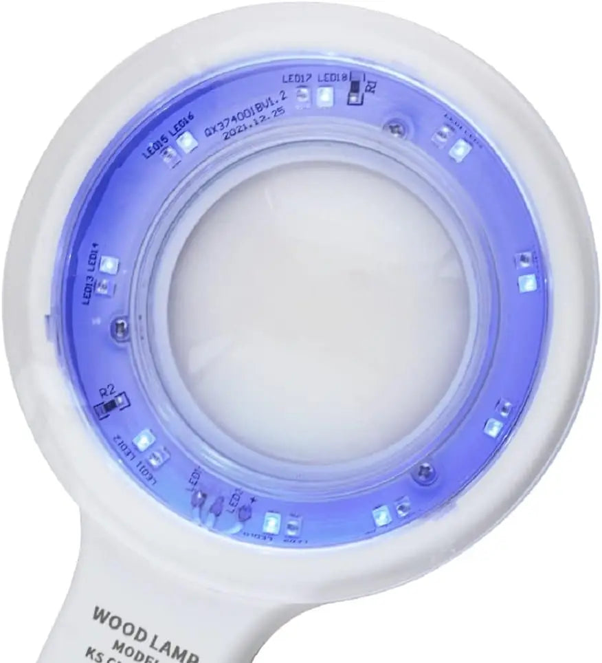 Wireless Wood's Lamp Skin Analyzer – UV Magnifying Device for Facial Beauty & Skin Analysis