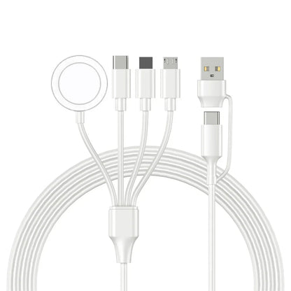 4-in-2 Multi Watch Charging Cable – Fast USB Type-C Charger for iWatch, iPhone, AirPods & iPad Accessories