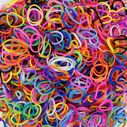 Pantone Color Rainbow Rubber Bands for Loom Bracelets – Western European Style DIY Arts & Crafts Kit