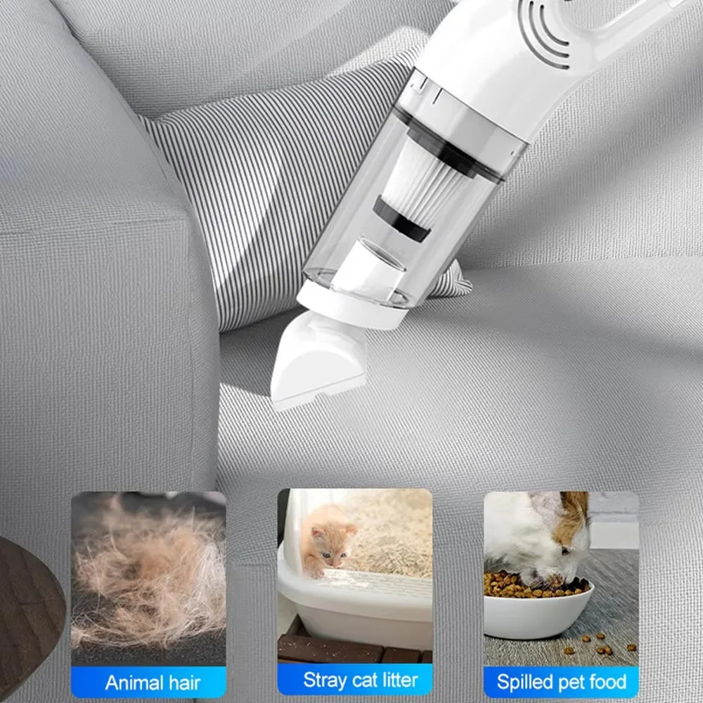 Handheld Rechargeable Vacuum Cleaner – Portable Wireless Dual-Purpose Car & Home Dust Catcher 10000PA