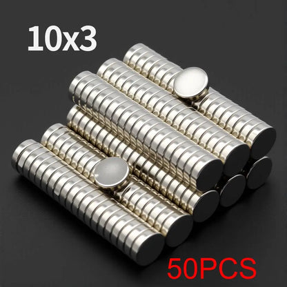 N35 Neodymium Round Magnets - Super Strong Permanent Fridge Magnets for DIY Crafts and Projects