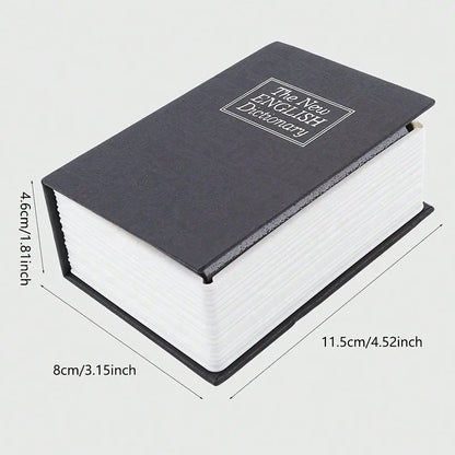 Creative Dictionary Book Piggy Bank – Locked Hidden Secret Money Box for Cash & Coin Storage Safe