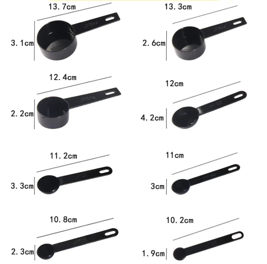 5/10pcs Kitchen Measuring Spoon & Cup Set — Baking Flour Sugar Teaspoon Scoop Tools