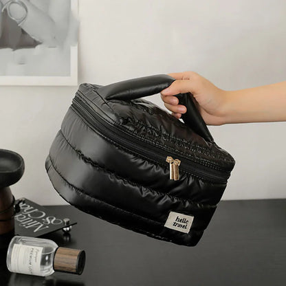 Large Capacity Makeup Bag – Portable Cosmetic and Toiletry Storage Bag, Travel Organizer Washbag