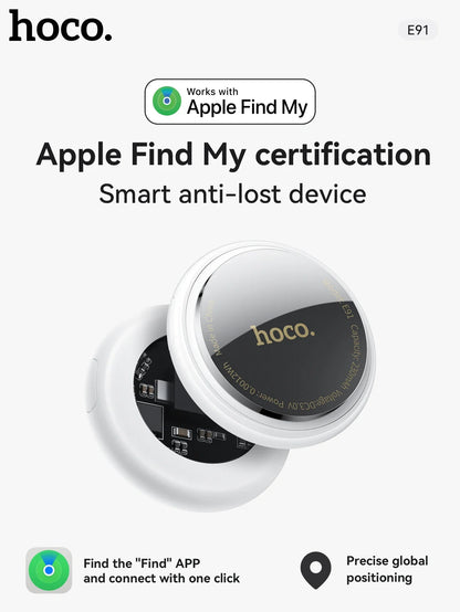 E91 Airtag Bluetooth GPS Smart Tracker Finder for Pet Dog Car Key Wallet Anti-Lost Device