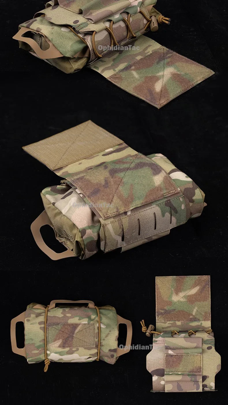 OphidianTac Outdoor First Aid Bag – Rapid Deployment Medium IFAK MOLLE Medical Pouch for Hunting Vest Accessories