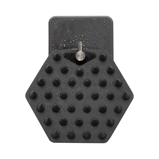 Silicone Scalp & Toilet Scrubber with Hook – Reusable Bathroom Accessory with Non-Slip Grip Holder