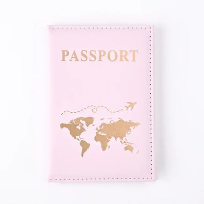 RFID Leather Passport Holder - Vintage Travel Wallet Case for Men & Women with ID and Card Storage