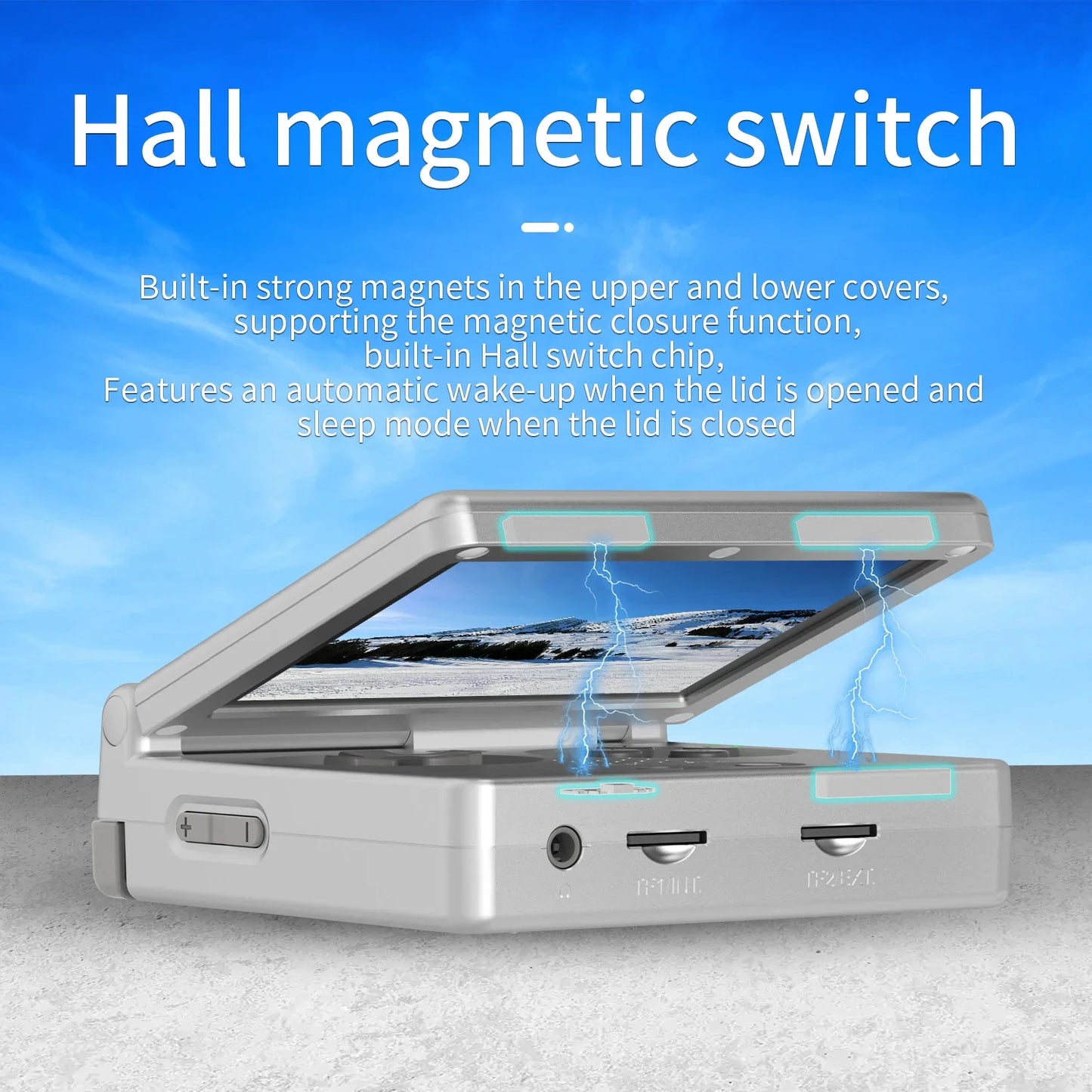 ANBERNIC RG35XXSP Retro Handheld Game Console – 3.5'' IPS Screen, 3300mAh Battery, HDMI Out, Bluetooth 4.2, 5K Games