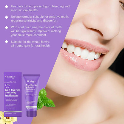 Purple Teeth Whitening Mineral Powder – Teeth Restoration, Stain Removal & Fresh Breath Oral Cleanser