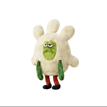 SpongeBob Ugly-Cute Fish Plush Keychain - Funny Kawaii Bag Charm & Gift Decoration