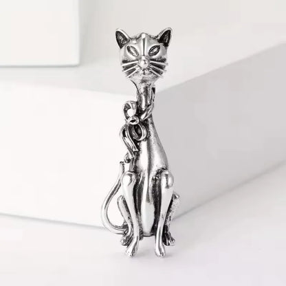 Women's Fashion Cat Brooch Pin - Cute Animal Jewelry Accessory for Clothing, Bags & Stylish Decor