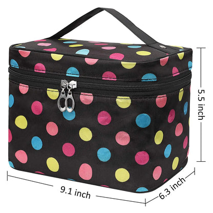 Portable Transparent Waterproof Travel Makeup Bag – Large Capacity Cosmetic Organizer for Women