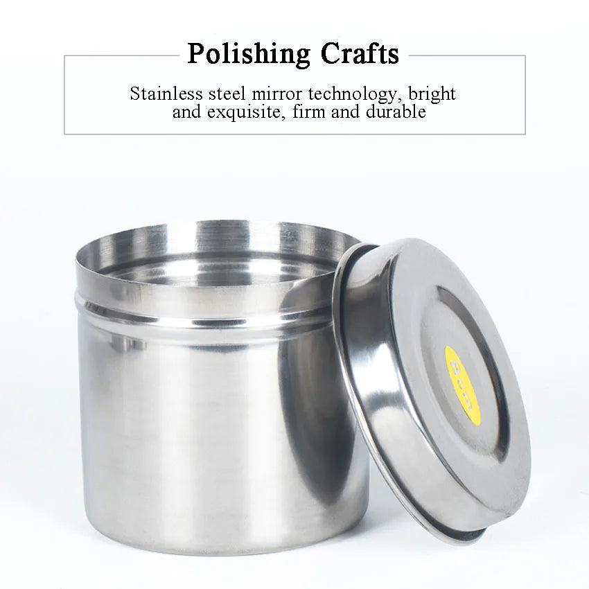 Stainless Steel Kidney-Shaped Sterilized Tray – Medical, Dental & Surgical Tweezers Container Jar