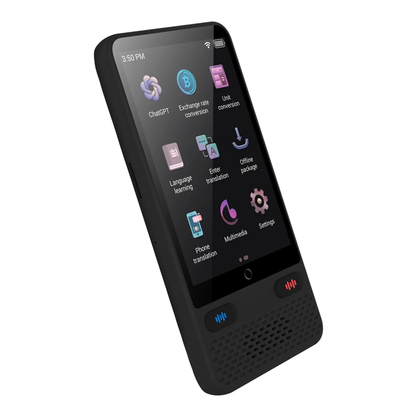 Portable S85 Language Translator Device – 138 Languages, Voice & Video Recording, Offline Translation Support