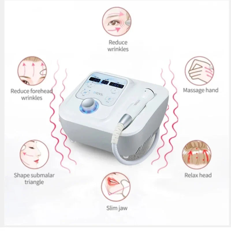 2025 NEW Dcool Portable Beauty Device – Hot & Cool EMS Electroporation Machine for Skin Tightening and Anti-Puffiness Facial Care