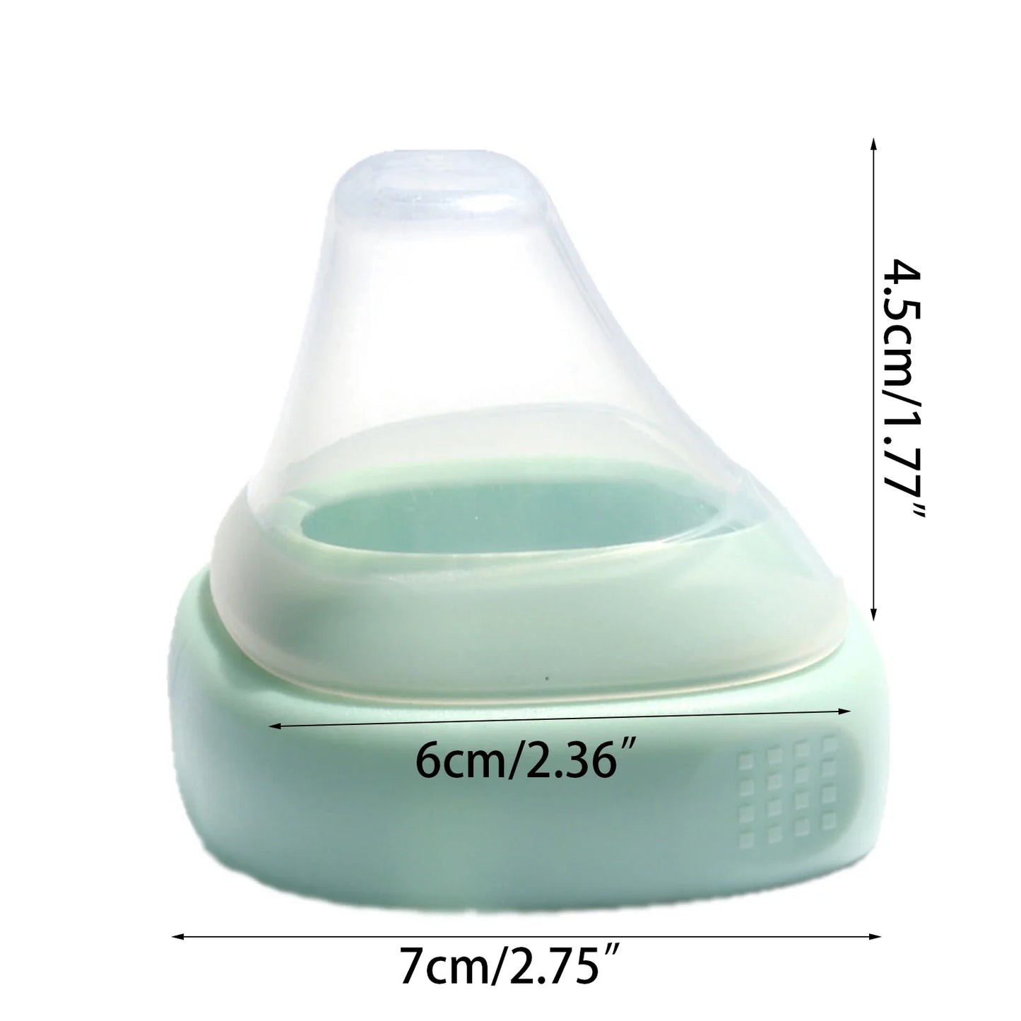 Square Handle Feeding Bottle – Lightweight, Easy Grasp for Baby 6M+, Hegen Bottle Cover Replacement