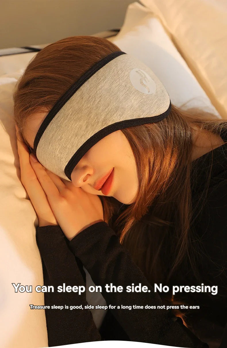 2-in-1 Noise-Reducing Earplugs & Adjustable Sleep Eye Mask – Travel, Nap & Sound Insulation Earmuffs
