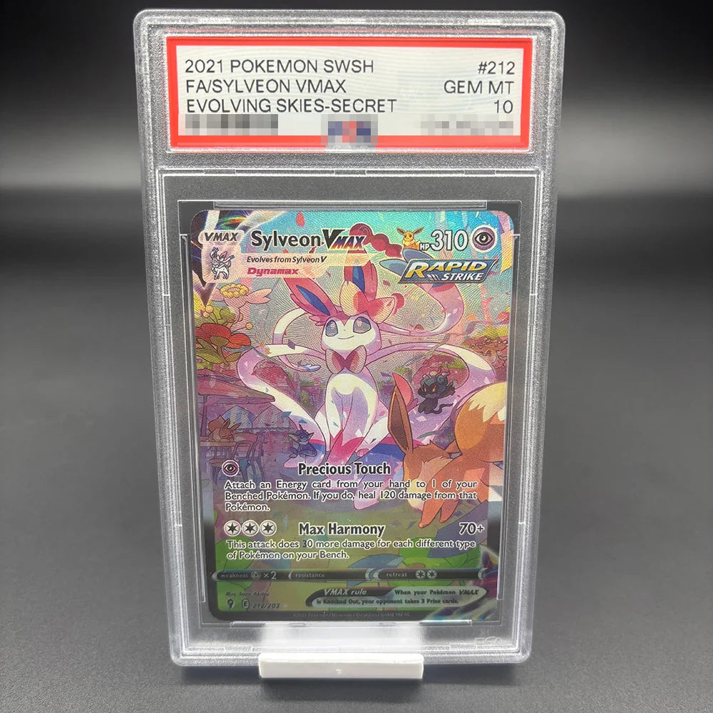 DIY 2023 PTCG Van Gogh Pikachu & Grey Felt Hat Collection Card – 10-Point Rating Anime Game Card Gift Toy