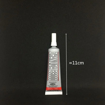 E6000 Strong DIY Glue – Epoxy Adhesive for Crystal Rhinestones, Jewelry & Crafts with Precision Needle Applicator