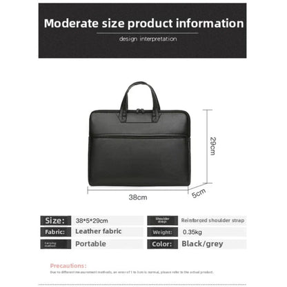 Men’s Large Capacity Handbag & Briefcase – Adjustable Crossbody & Shoulder Bag with Multiple Compartments