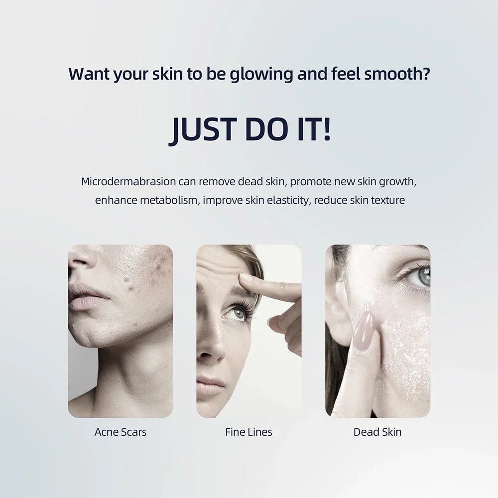 Professional Diamond Microdermabrasion Machine – At-Home Facial Peeling & Deep Cleaning Skin Care Tool