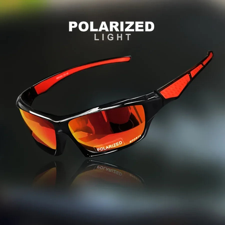 Fashion Polarized Sports Sunglasses — Round Metal Frame UV400 Eyewear for Men & Women, UV Protection