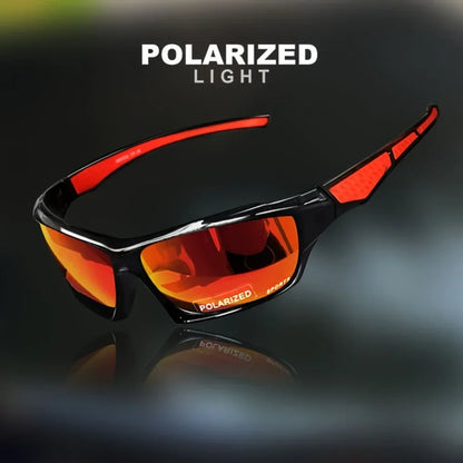 Fashion Polarized Sports Sunglasses — Round Metal Frame UV400 Eyewear for Men & Women, UV Protection