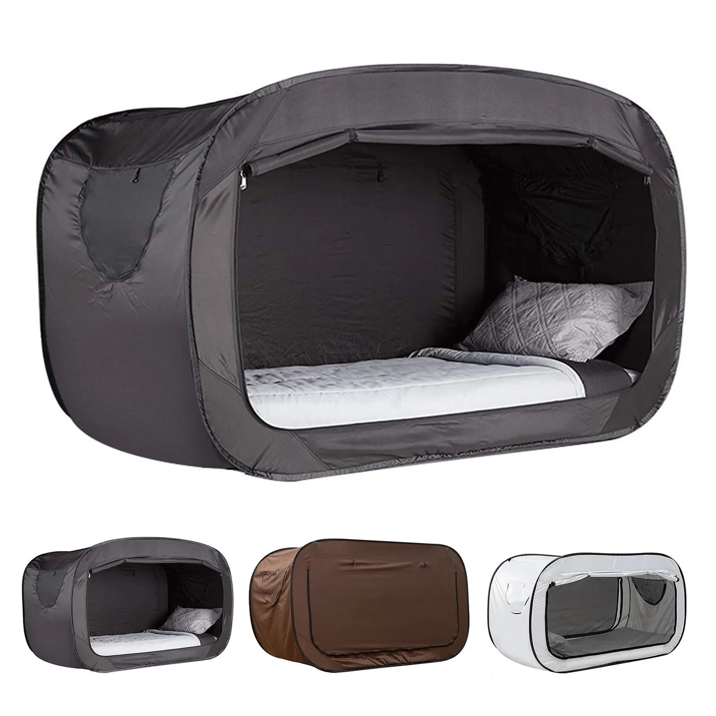 Outdoor Folding Privacy Pop-Up Bed Tent – Fully Enclosed Shaded Camping Tent for Kids & Adults