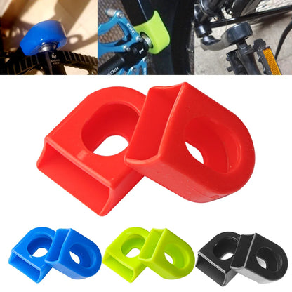 Bicycle Silicone Crank Cover Protector – Pedal Crankset Sleeve, Protective Case for Mountain & Road Bikes, MTB Accessories