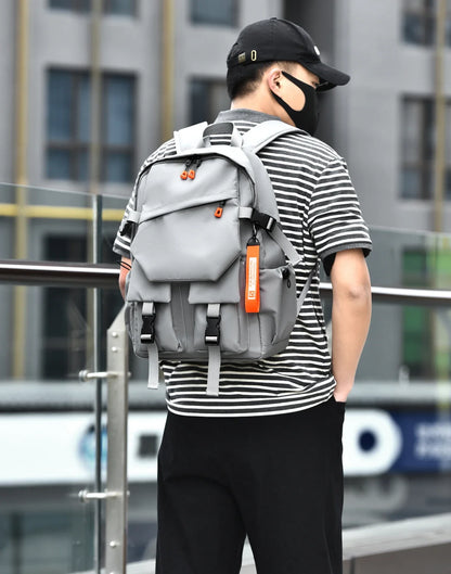Luxury Men’s Backpack — High-Quality 15.6" Laptop Bag, Waterproof Travel & School Backpack, High-Capacity Fashion Bag