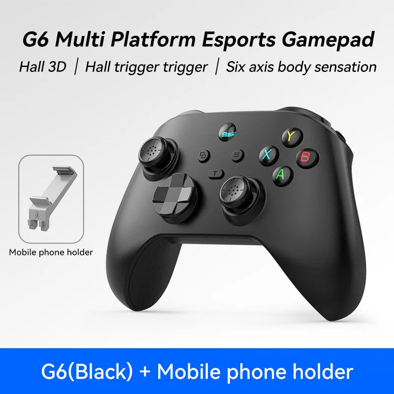 G6 Mobile Game Controller for Switch, iOS, Android & PC with Hall Effect Joystick – Cloud & Streaming GamePad