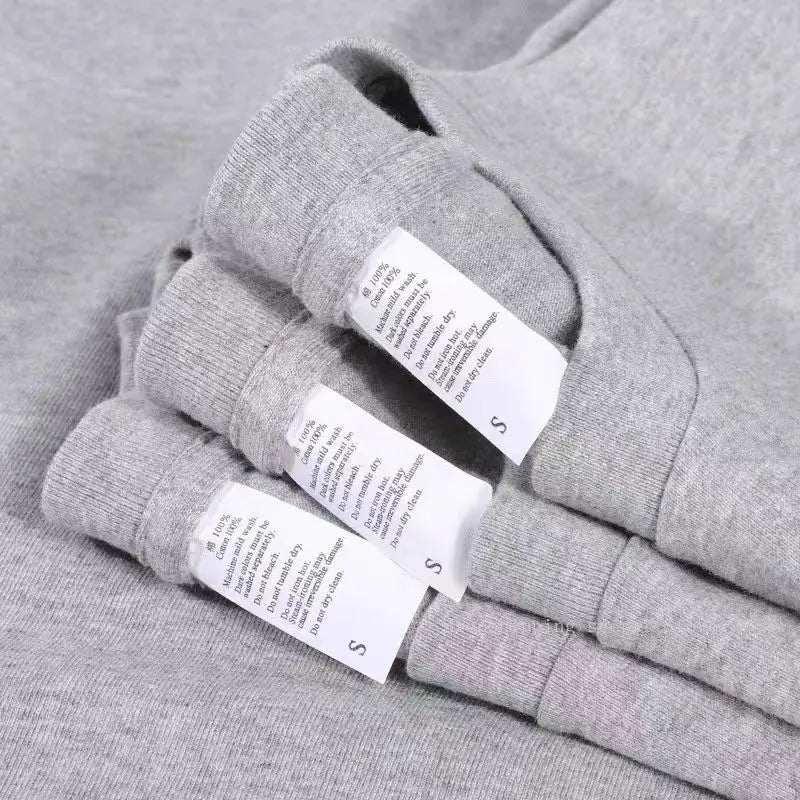 Unisex 400g Heavyweight Cotton T-Shirt - Loose-Fit Thick Short Sleeve Summer Tee