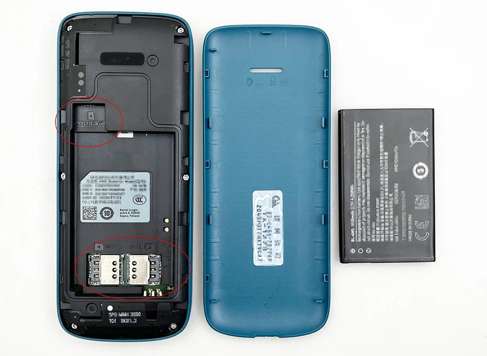 Nokia 215 4G Mobile Phone — Dual SIM, FM Radio, 1150mAh Standby, Feature Phone with Hebrew Keyboard, 100% Original